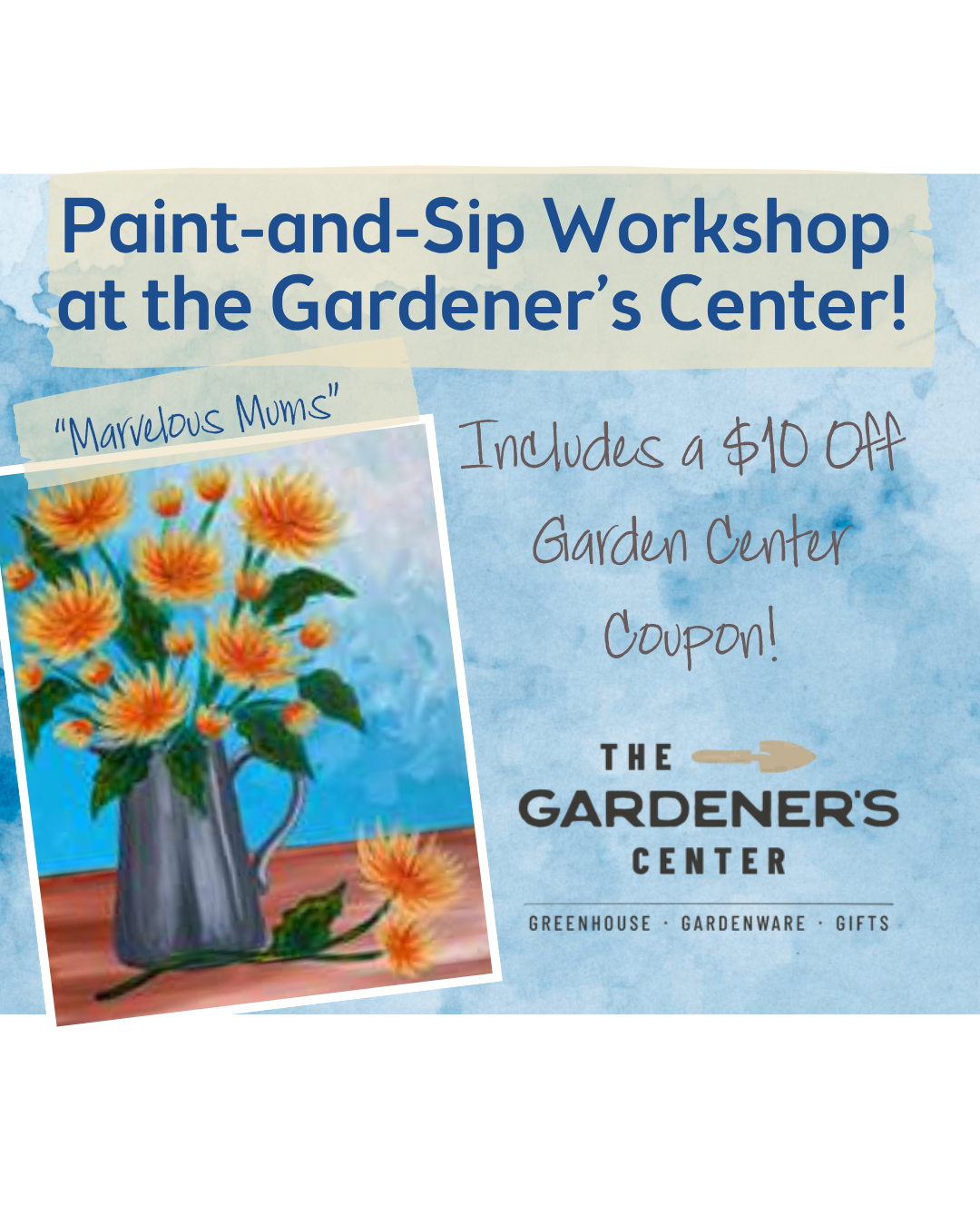 Mobile Event at The Gardener's Center in Darien!